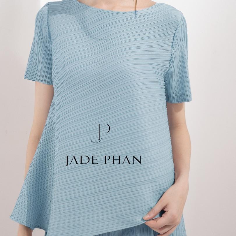 Set gồm áo và quầnđồng màu dập ly cao cấp, bộ quần áo freesize chuẩn form thanh lịch nhiều màu Jennie Gerda — ảnh 11