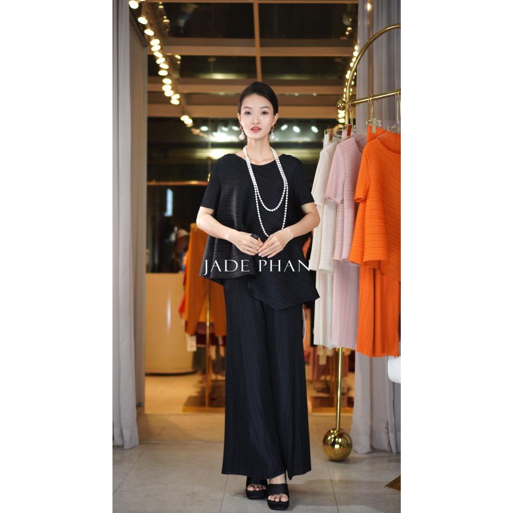 Set gồm áo và quầndập ly cao cấp, bộ quần áo freesize chuẩn form thanh lịch Jennie Gerda — ảnh 7