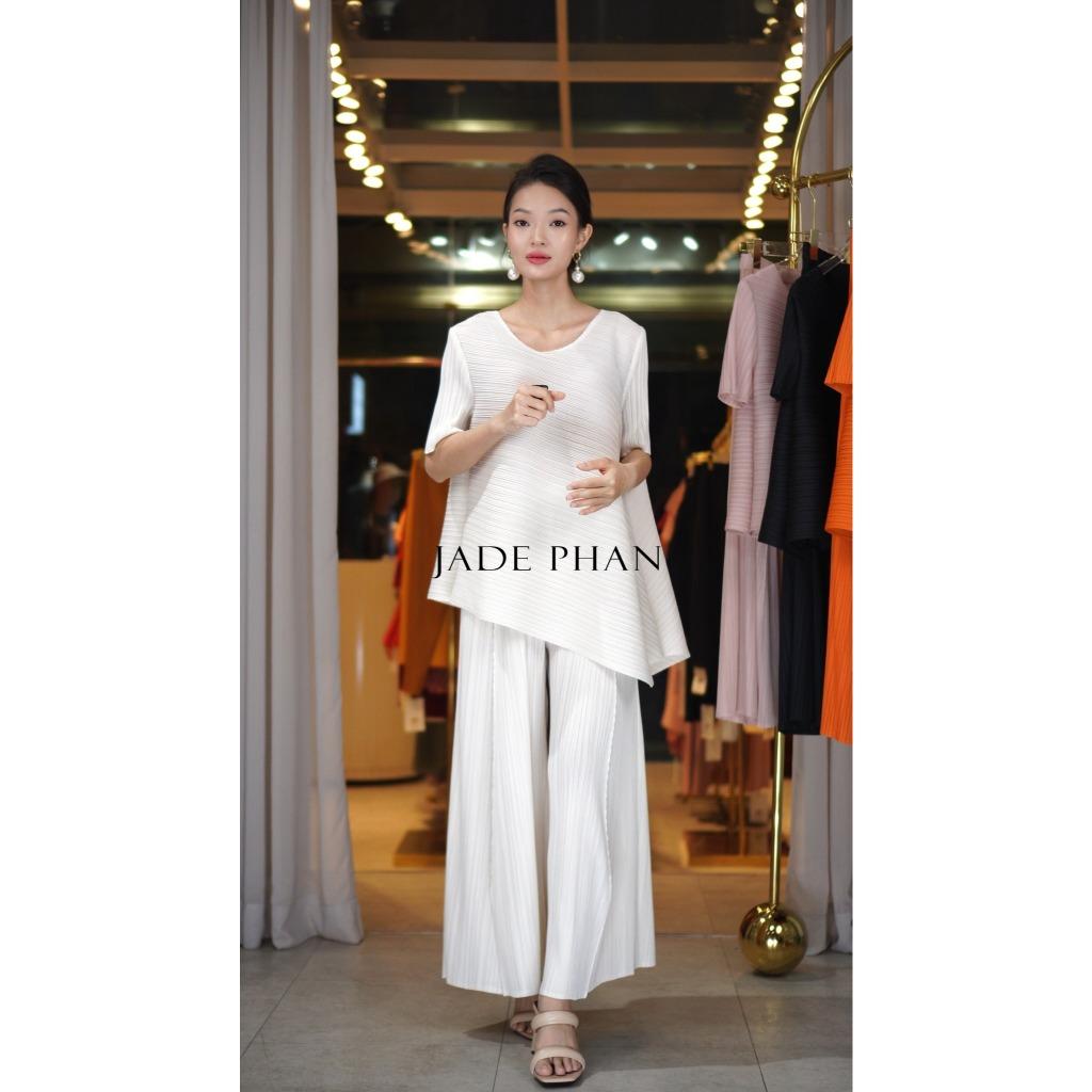 Set gồm áo và quầndập ly cao cấp, bộ quần áo freesize chuẩn form thanh lịch Jennie Gerda — ảnh 3