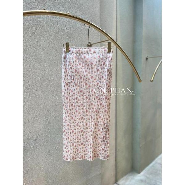 Chân váy Audora XẺ NGANG xếp ly nữ ống suông, chân váy midi nữ dập ly cao cấp không nhăn nhiều màu 76cm — ảnh 36