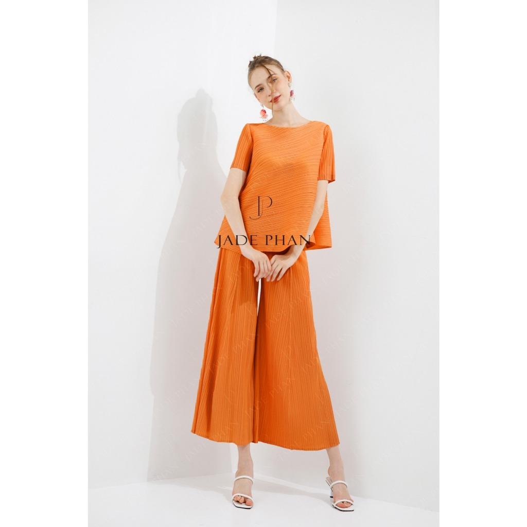 Set gồm áo và quầndập ly cao cấp, bộ quần áo freesize chuẩn form thanh lịch Jennie Gerda — ảnh 6