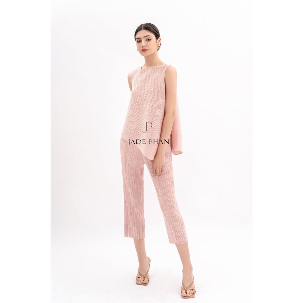 Set gồm áo và quầndập ly cao cấp, bộ quần áo xếp ly chuẩn form thanh lịch Lea Daisy — ảnh 2