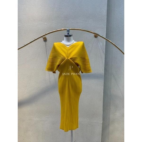 Váy Liana dập ly cao cấp JADEPHAN xếp ly lò xo — ảnh 11
