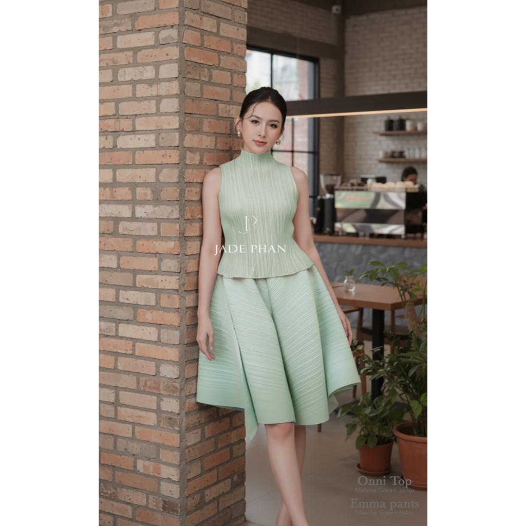 Set gồm áo và chân váy, bộ áo và chân váy xếp ly nữ cao cấp nhiều màu Onni Emma — ảnh 6