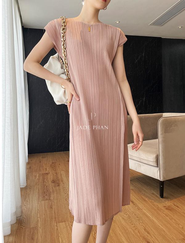 Váy Eva dập ly cao cấp JADEPHAN đi chơi