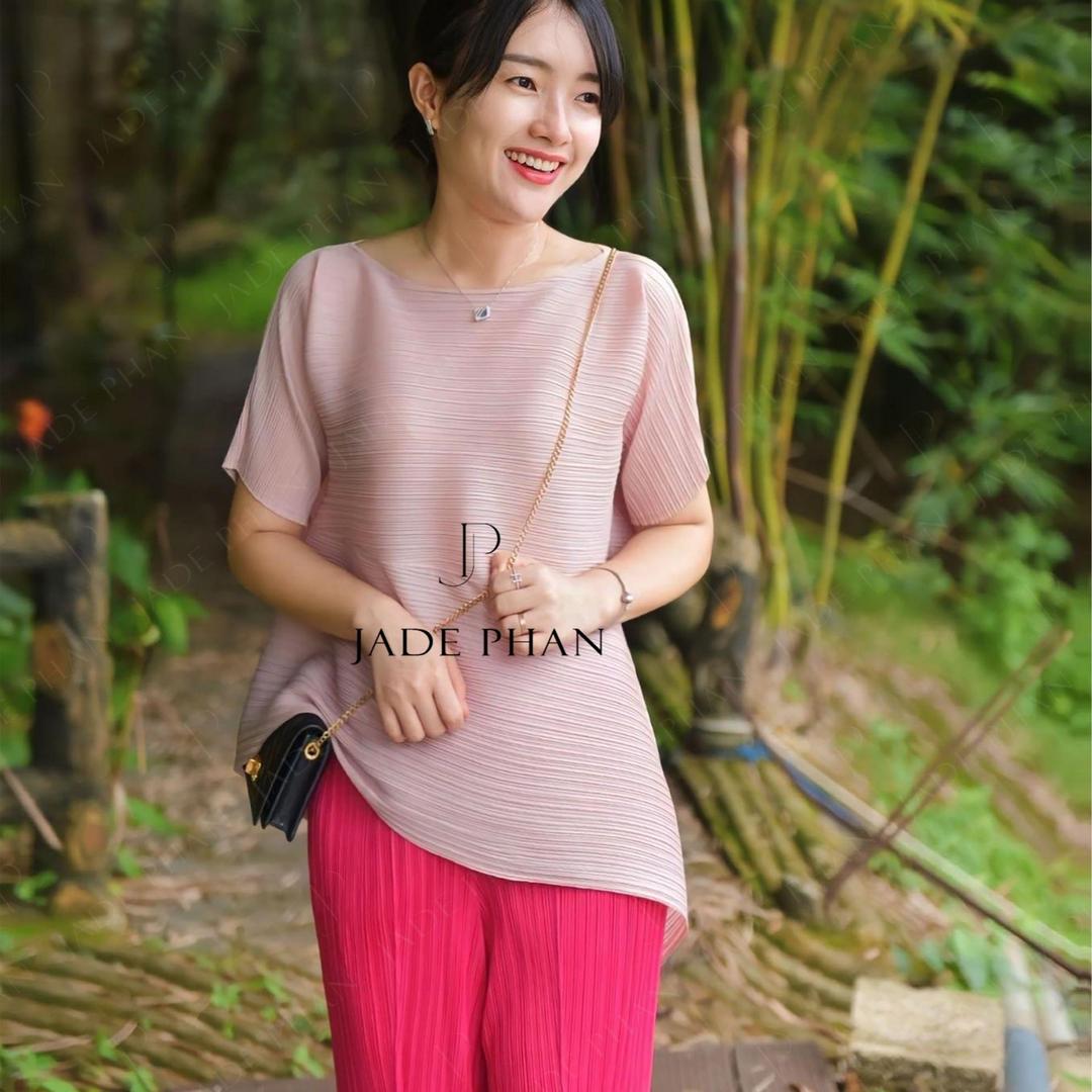 Set gồm áo và quầnmix màu, bộ quần áo dập ly cao cấp không nhăn phong cách cá tính nhiều màu Katle Daisy — ảnh 2