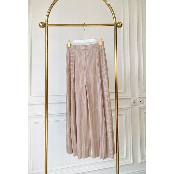 [HỎA TỐC]Quần Gerda xếp ly nữ ống suông, quần ống rộng nữ chất dập ly cao cấp tôn dáng sang trọng — ảnh 4