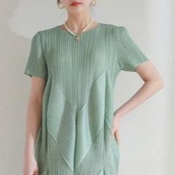 [HỎA TỐC]Váy Alice dập ly cao cấp JADEPHAN xếp ly lò xo thanh lịch — ảnh 7