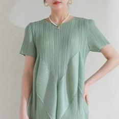 Váy Alice dập ly cao cấp JADEPHAN xếp ly lò xo thanh lịch — ảnh 11