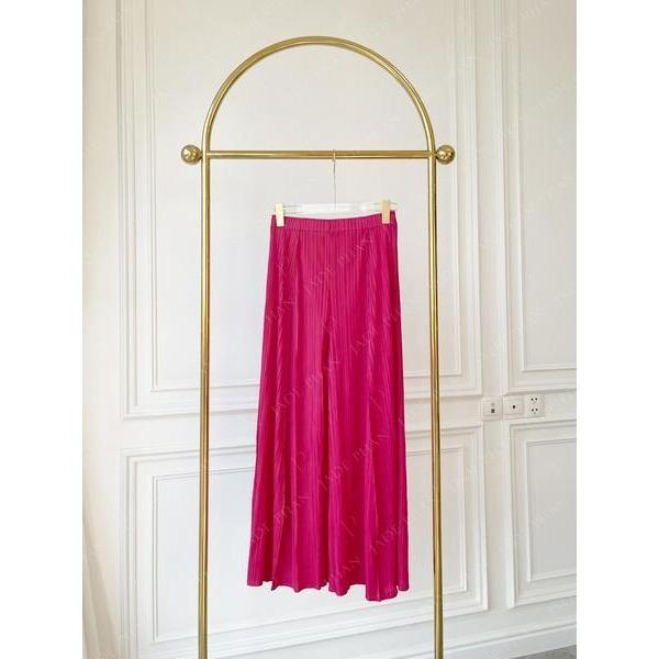 [HỎA TỐC]Quần Gerda xếp ly nữ ống suông, quần ống rộng nữ chất dập ly cao cấp tôn dáng sang trọng — ảnh 3