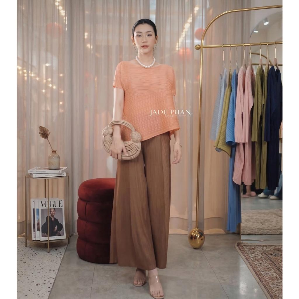 Set gồm áo và quần, bộ quần áo xếp ly cao cấp sang trọng chuẩn form Katle Gerda — ảnh 19