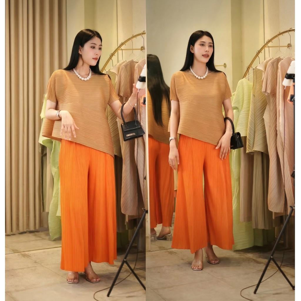 Set gồm áo và quần, bộ quần áo xếp ly cao cấp sang trọng chuẩn form Katle Gerda — ảnh 16