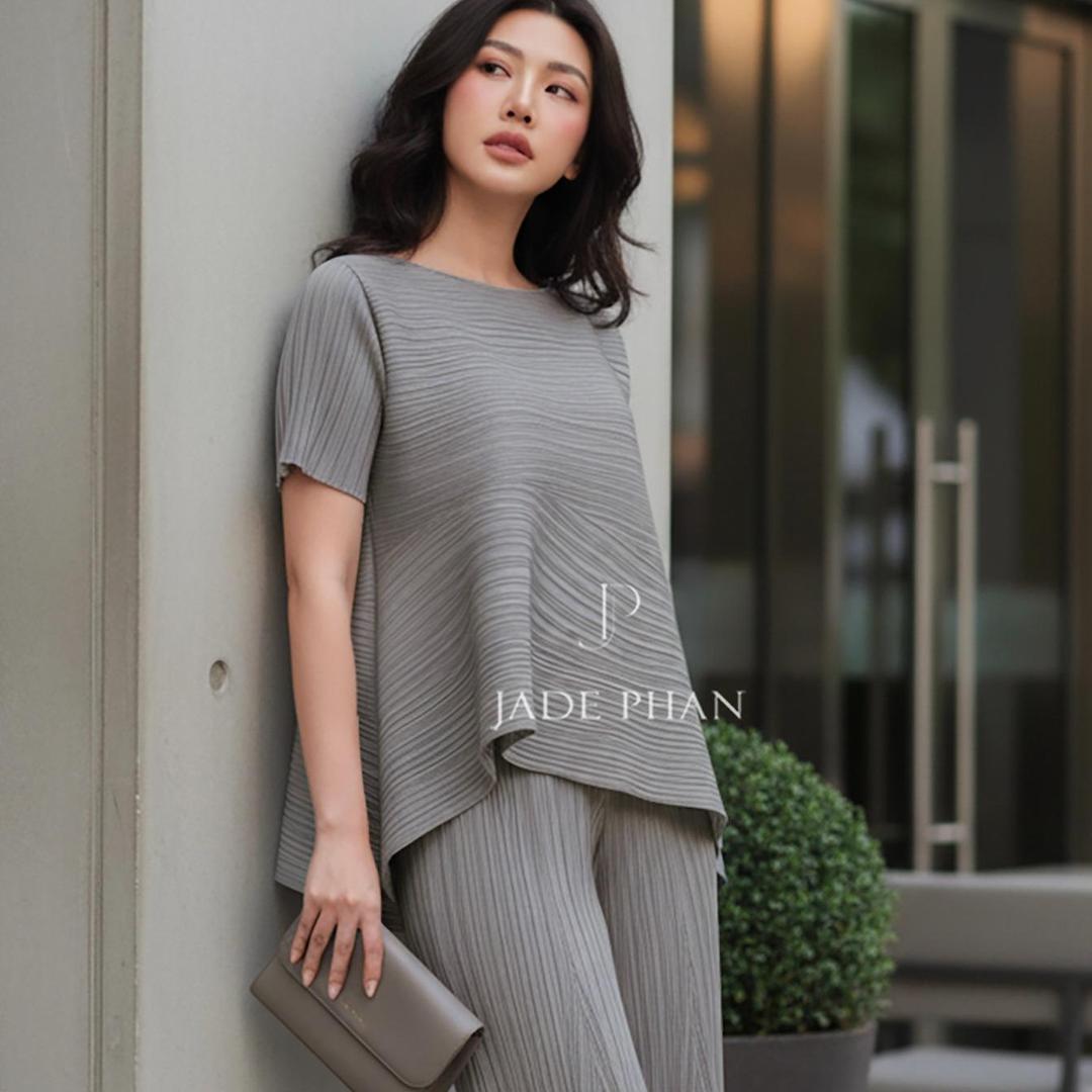 Áo Katle dập ly cao cấp JADEPHAN thanh lịch nhiều màu — ảnh 8