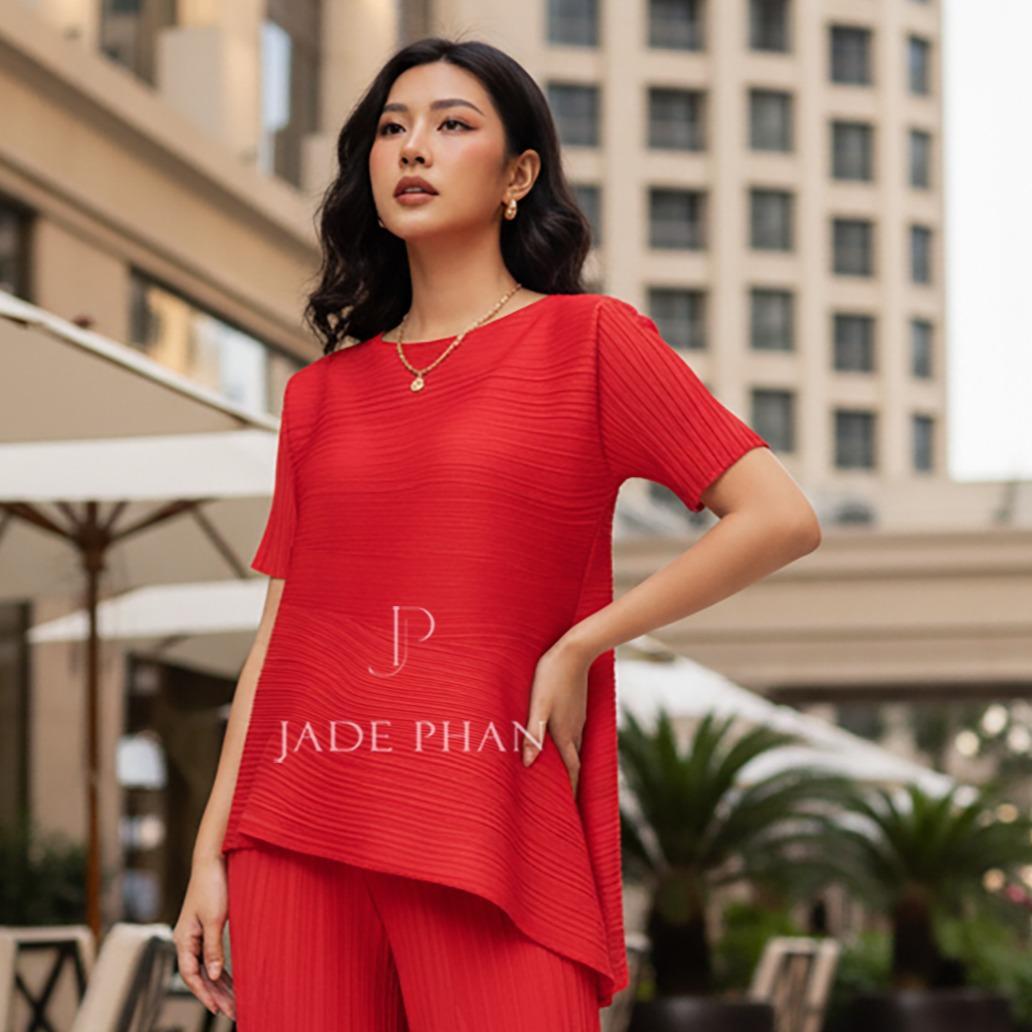 Áo Katle dập ly cao cấp JADEPHAN thanh lịch nhiều màu — ảnh 7