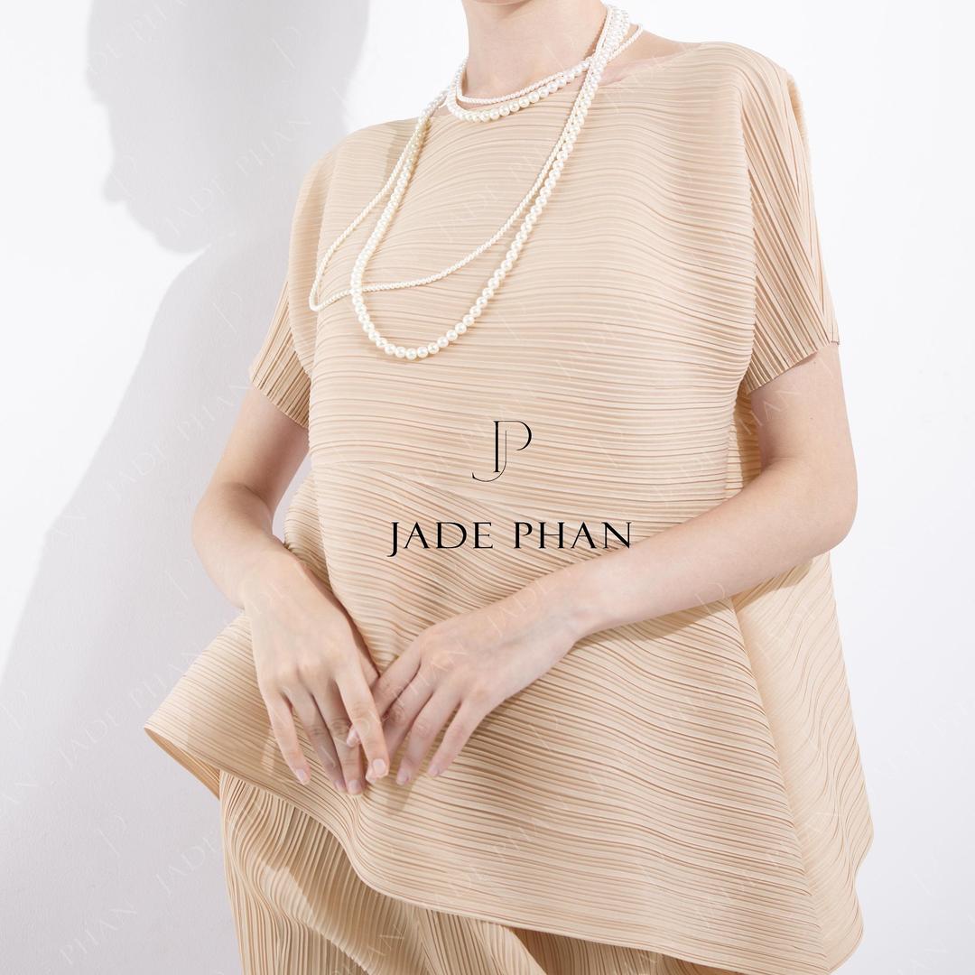 Áo Katle dập ly cao cấp JADEPHAN thanh lịch nhiều màu — ảnh 15