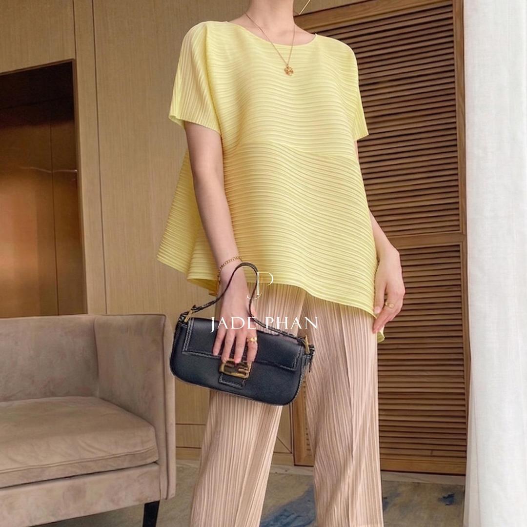 Set gồm áo và quầnmix màu, bộ quần áo dập ly cao cấp không nhăn phong cách cá tính nhiều màu Katle Daisy — ảnh 19
