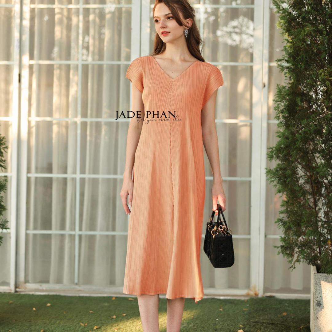 Váy Mabel dập ly cao cấp JADEPHAN thanh lịch — ảnh 2