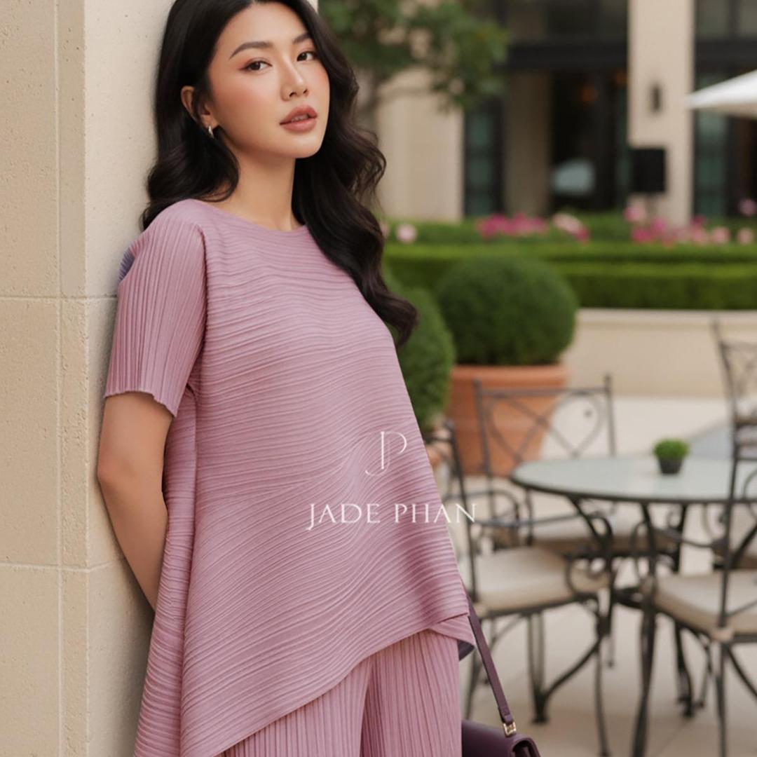 Áo Katle dập ly cao cấp JADEPHAN thanh lịch nhiều màu — ảnh 21