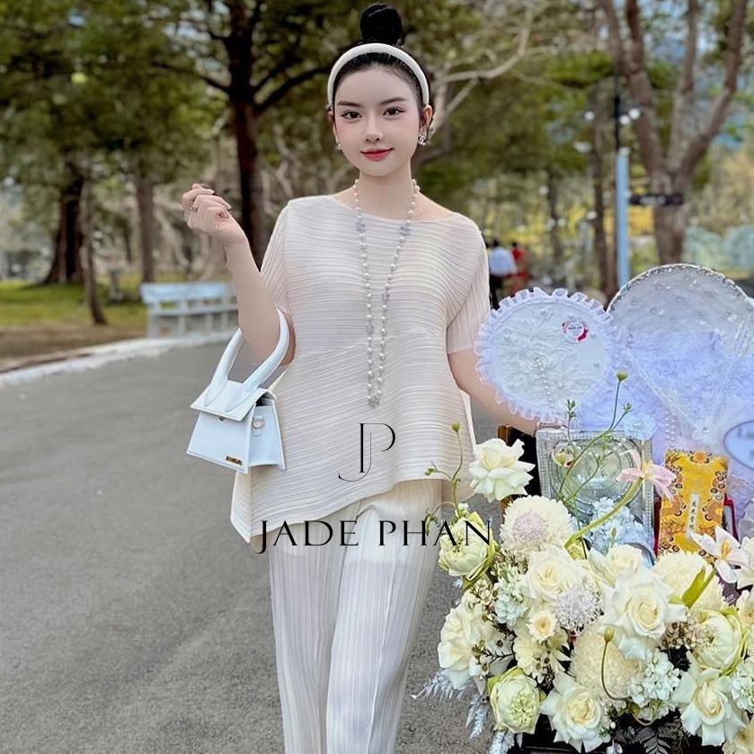 Áo Katle dập ly cao cấp JADEPHAN thanh lịch nhiều màu — ảnh 24