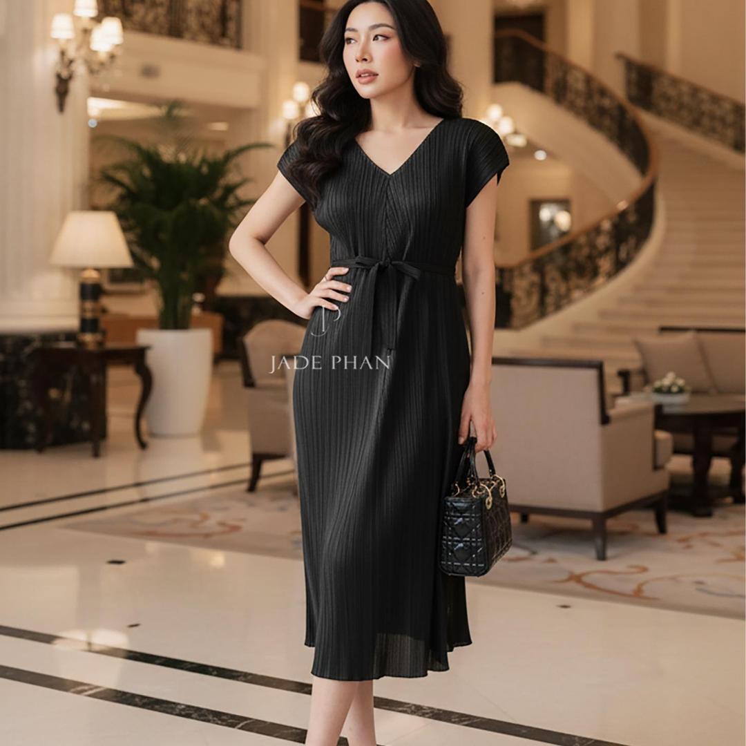 Váy Mabel dập ly cao cấp JADEPHAN thanh lịch — ảnh 3