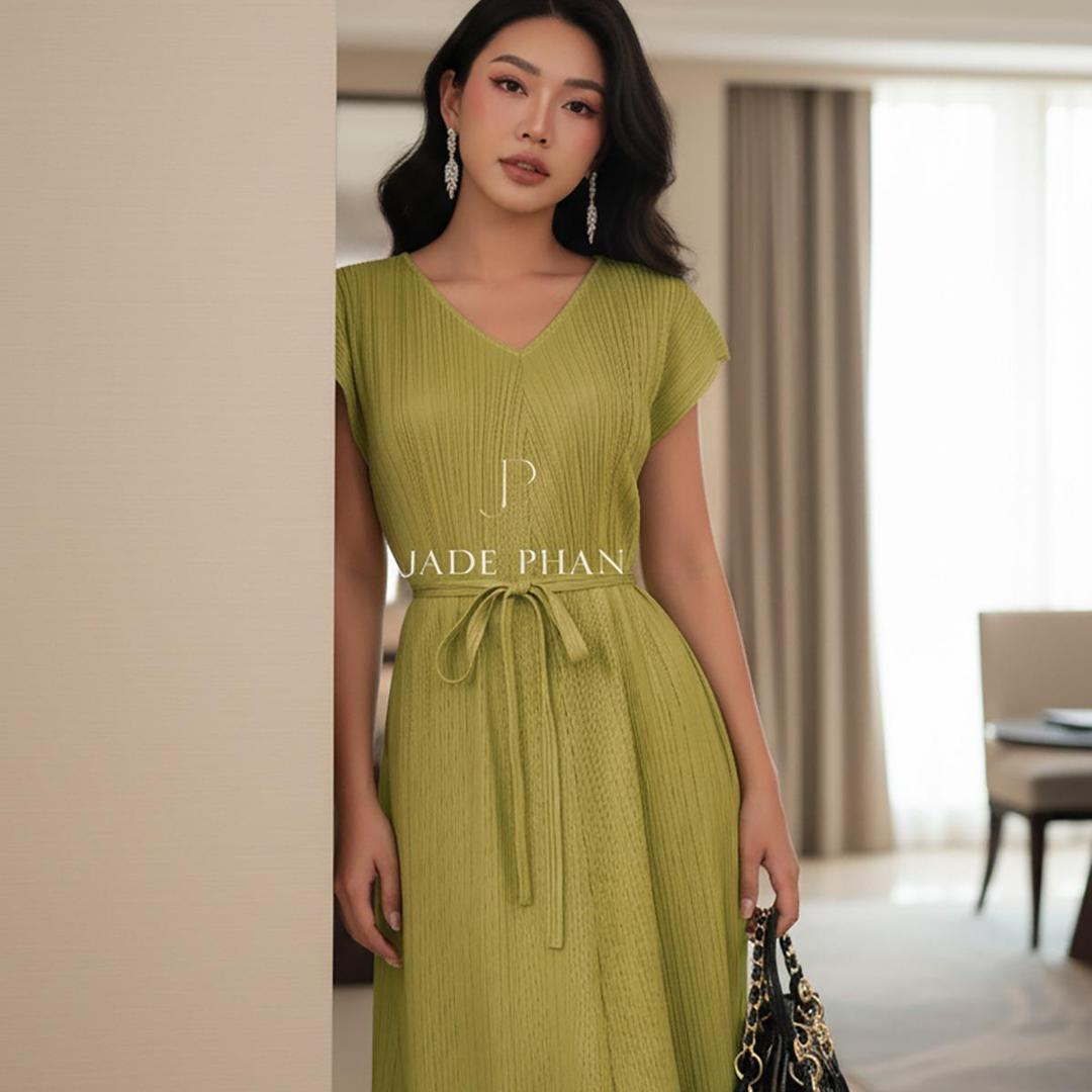 Váy Mabel dập ly cao cấp JADEPHAN thanh lịch — ảnh 11
