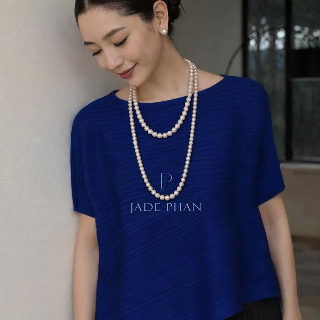 Áo Katle dập ly cao cấp JADEPHAN thanh lịch nhiều màu — ảnh 19