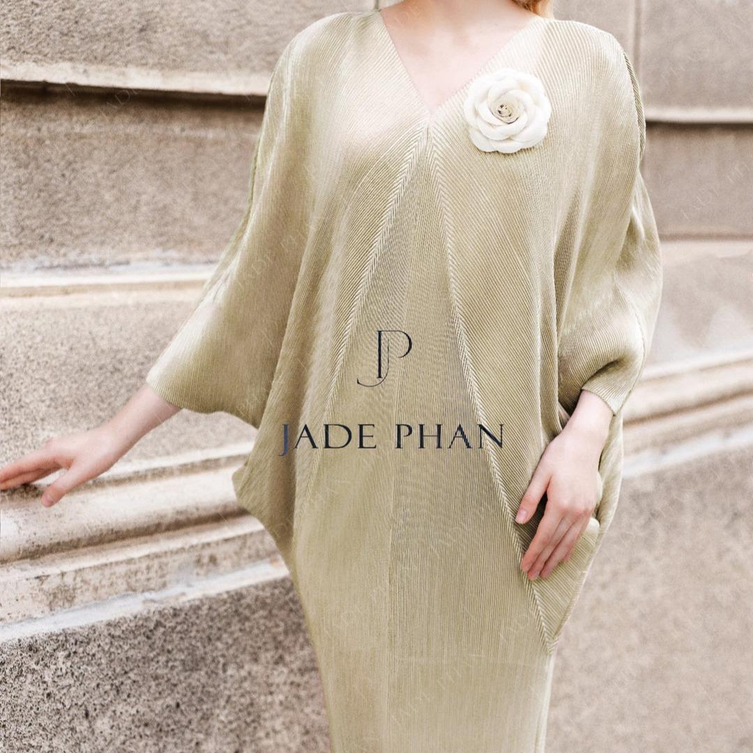 Váy Phedra dập ly cao cấp JADEPHAN thanh lịch dự tiệc — ảnh 3
