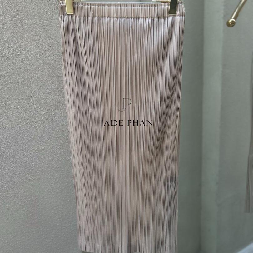 Chân váy Audora XẺ CẠNH xếp ly nữ ống suông, chân váy midi nữ dập ly cao cấp không nhăn nhiều màu 76cm — ảnh 7