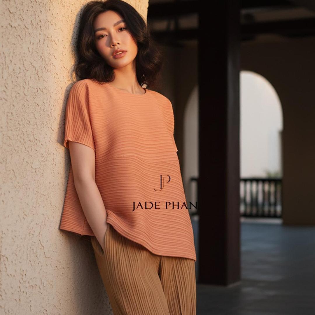 Áo Katle dập ly cao cấp JADEPHAN thanh lịch nhiều màu — ảnh 5
