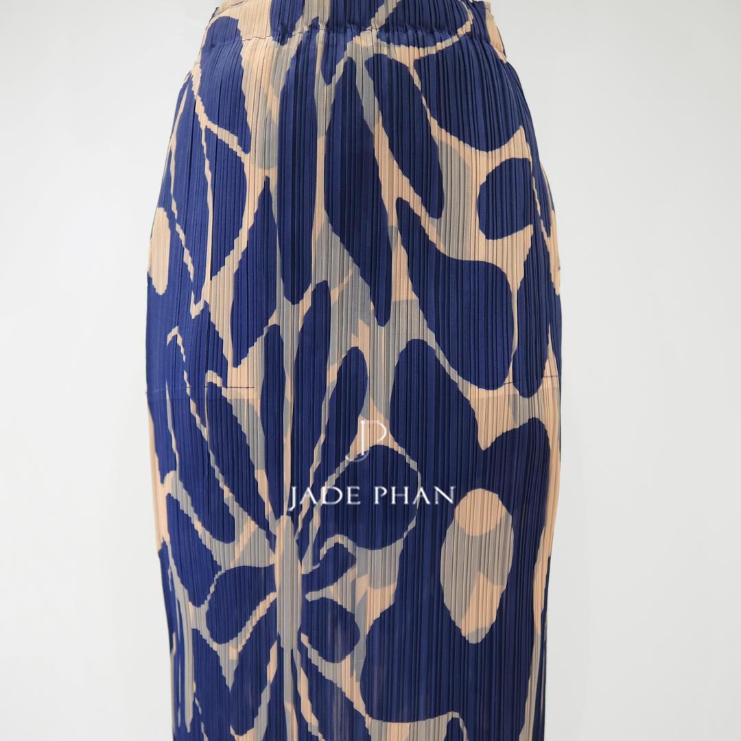 Chân váy Holly xẻ sau [JADEPHAN] in họa tiết — ảnh 6