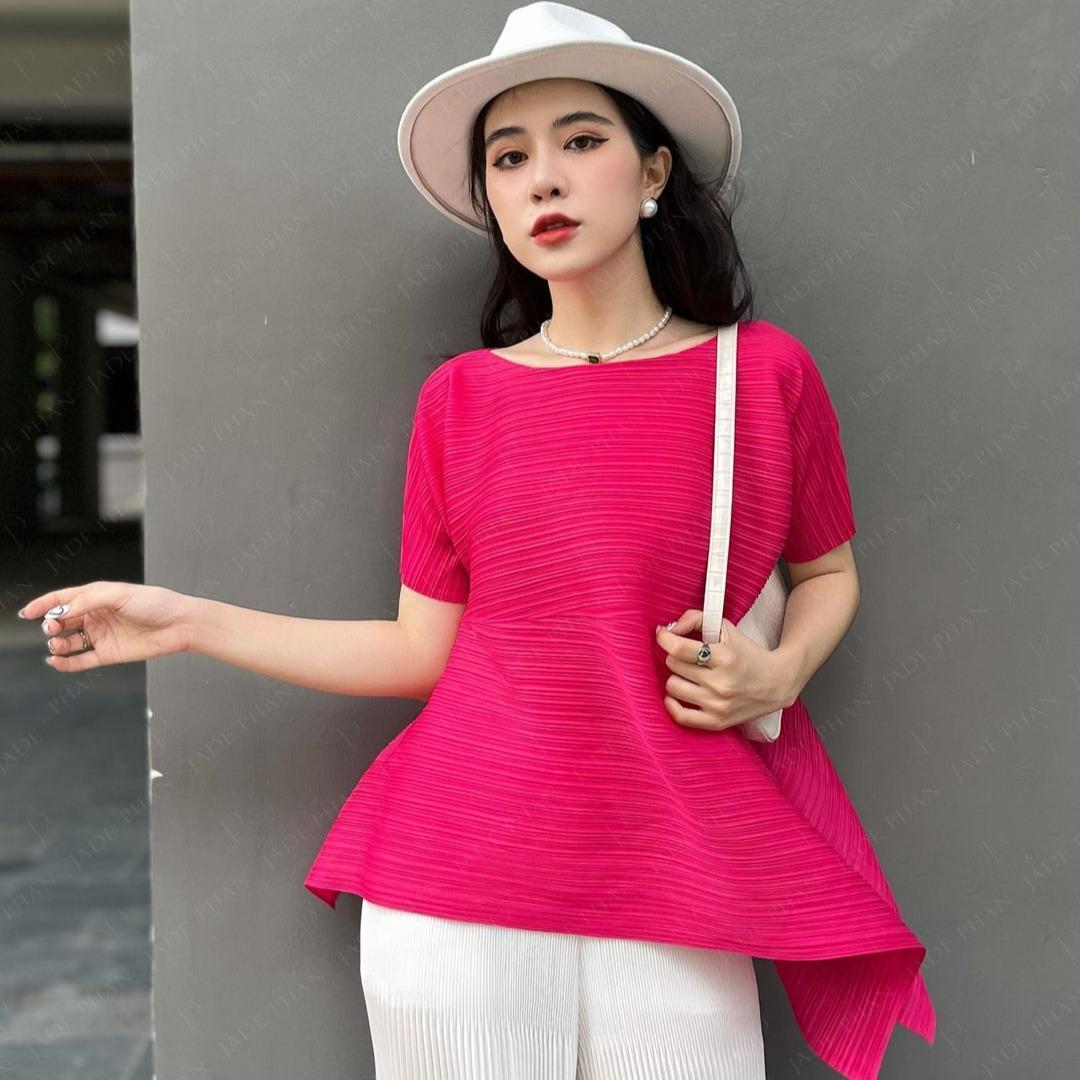 Áo Katle dập ly cao cấp JADEPHAN thanh lịch nhiều màu — ảnh 20