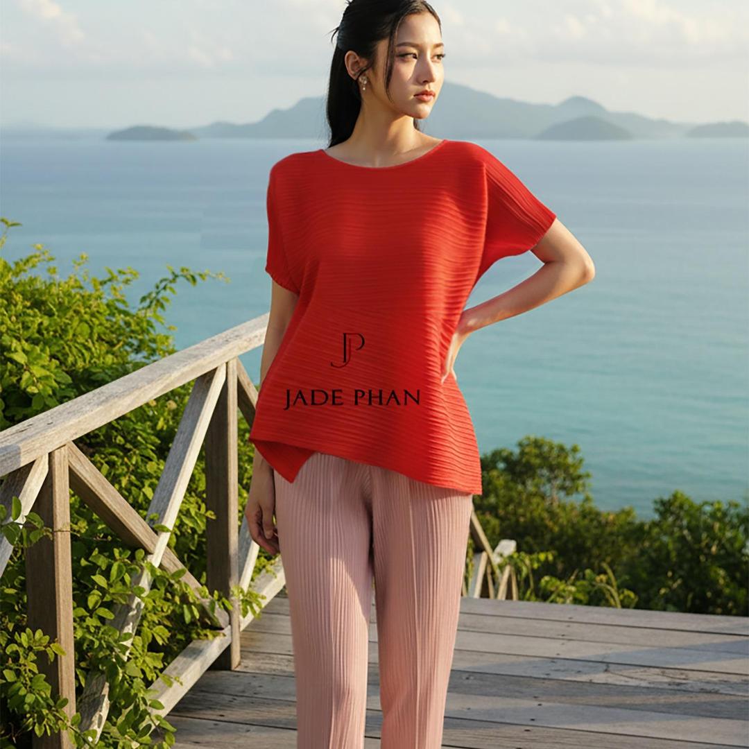 Set gồm áo và quầnmix màu, bộ quần áo dập ly cao cấp không nhăn phong cách cá tính nhiều màu Katle Daisy — ảnh 17
