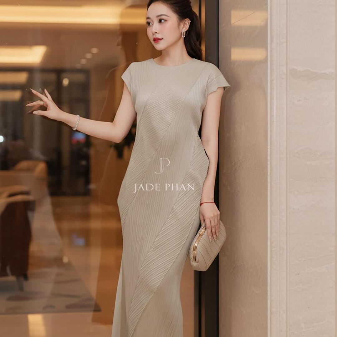 Váy Louisa dập ly cao cấp JADEPHAN freesize nhiều màu — ảnh 14
