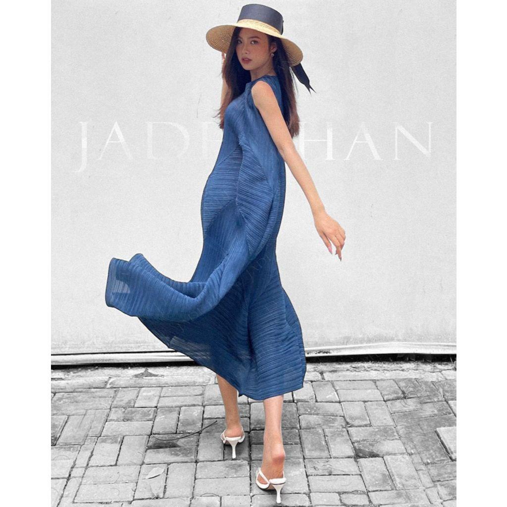Váy Jeunesse dập ly cao cấp JADEPHAN thanh lịch nhiều màu — ảnh 12