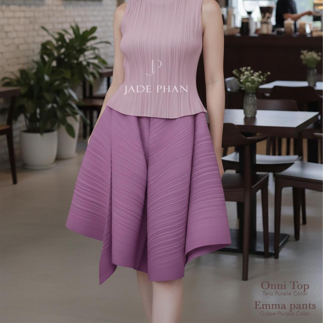 Quần Emma dập ly cao cấp JADEPHAN freesize nhiều màu — ảnh 7