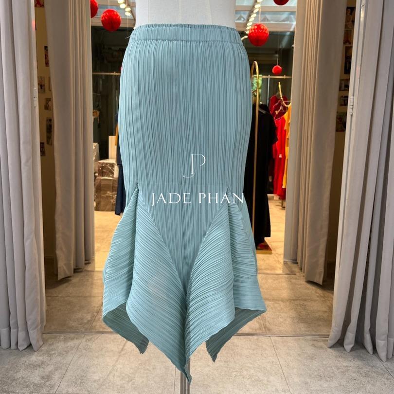 Chân váy Tegan xếp ly nữ, chân váy midi nữ dập ly cao cấp — ảnh 7