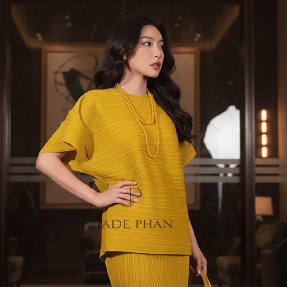 Áo Cara dập ly cao cấp JADEPHAN xếp ly lò xo — ảnh 8