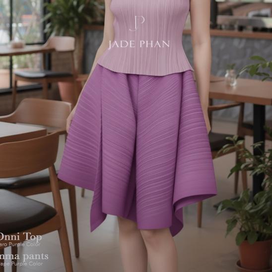 Quần Emma dập ly cao cấp JADEPHAN freesize nhiều màu — ảnh 6