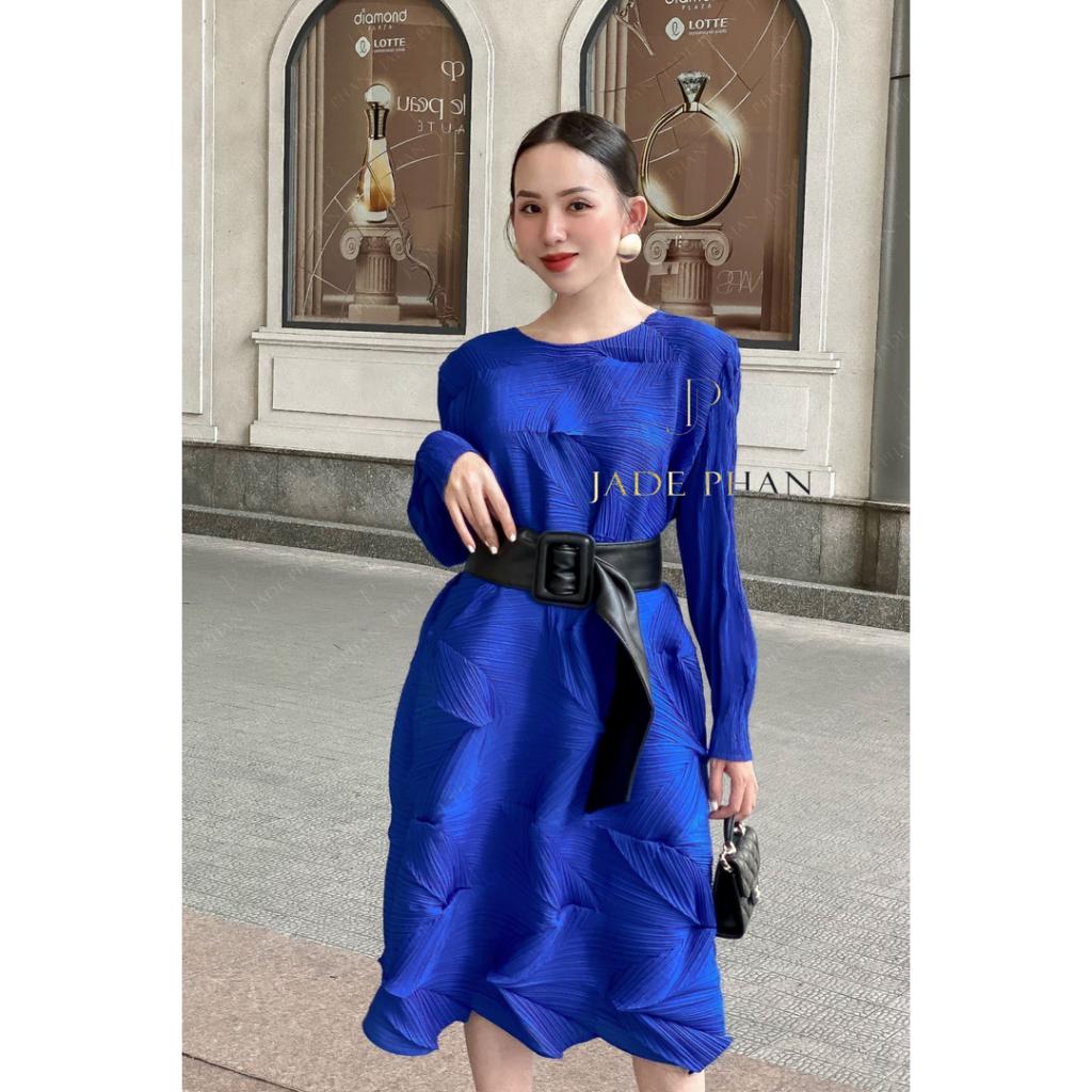 Váy Léna dập ly cao cấp JADEPHAN thanh lịch